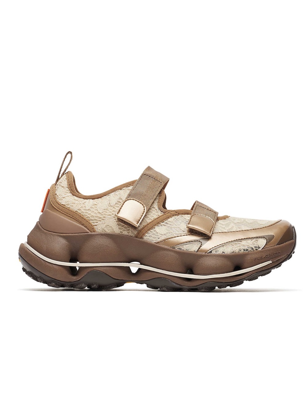 Merrell SpeedARC Trek Mary Jane Nougat Brown Cream Lace Womens Size 9.5